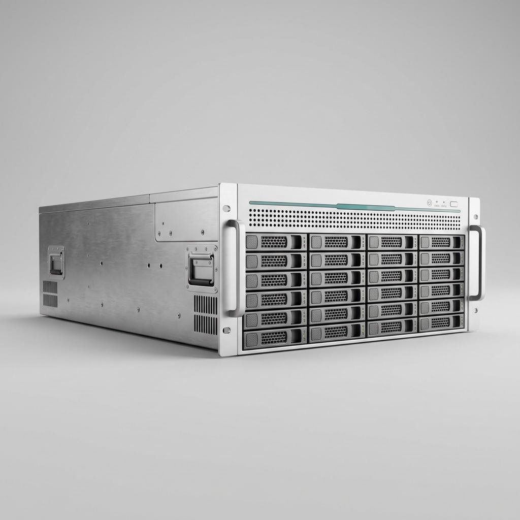 Illustrative product render of High-Capacity Storage Servers (4U/6U)
