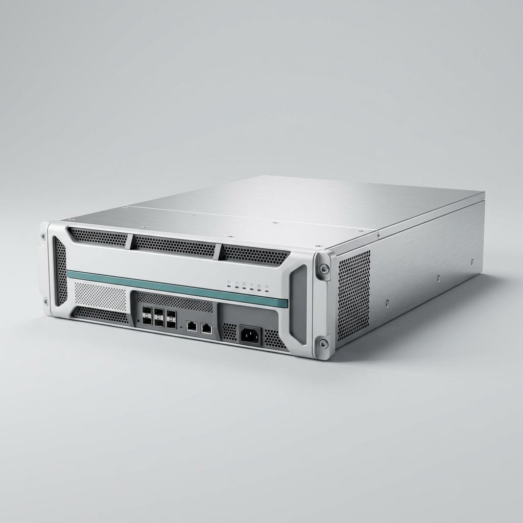 Illustrative product render of Open-Model AI Appliance