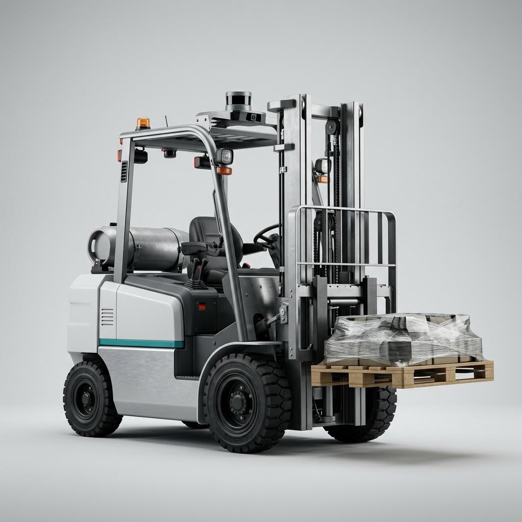Illustrative product render of Autonomous Counterbalance Forklift