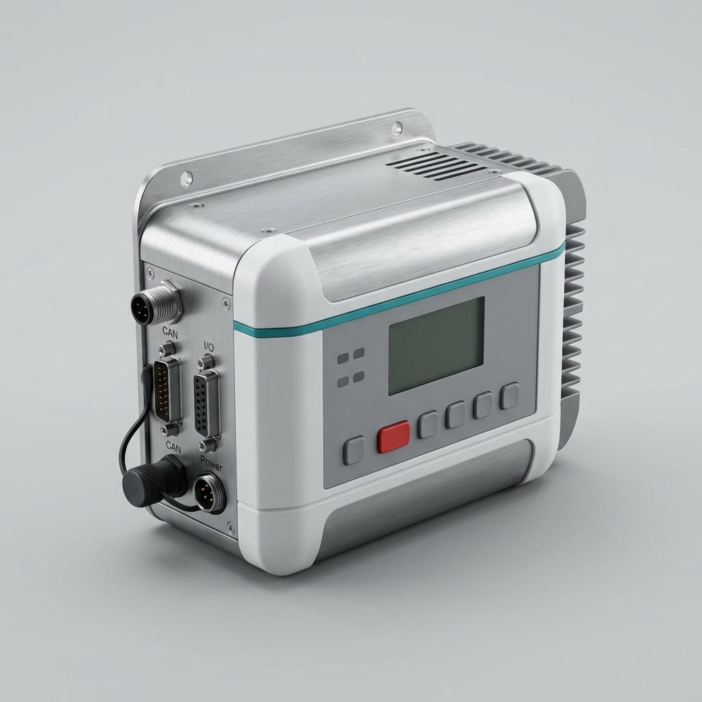 Illustrative product render of Autonomous-Forklift Safety Controller