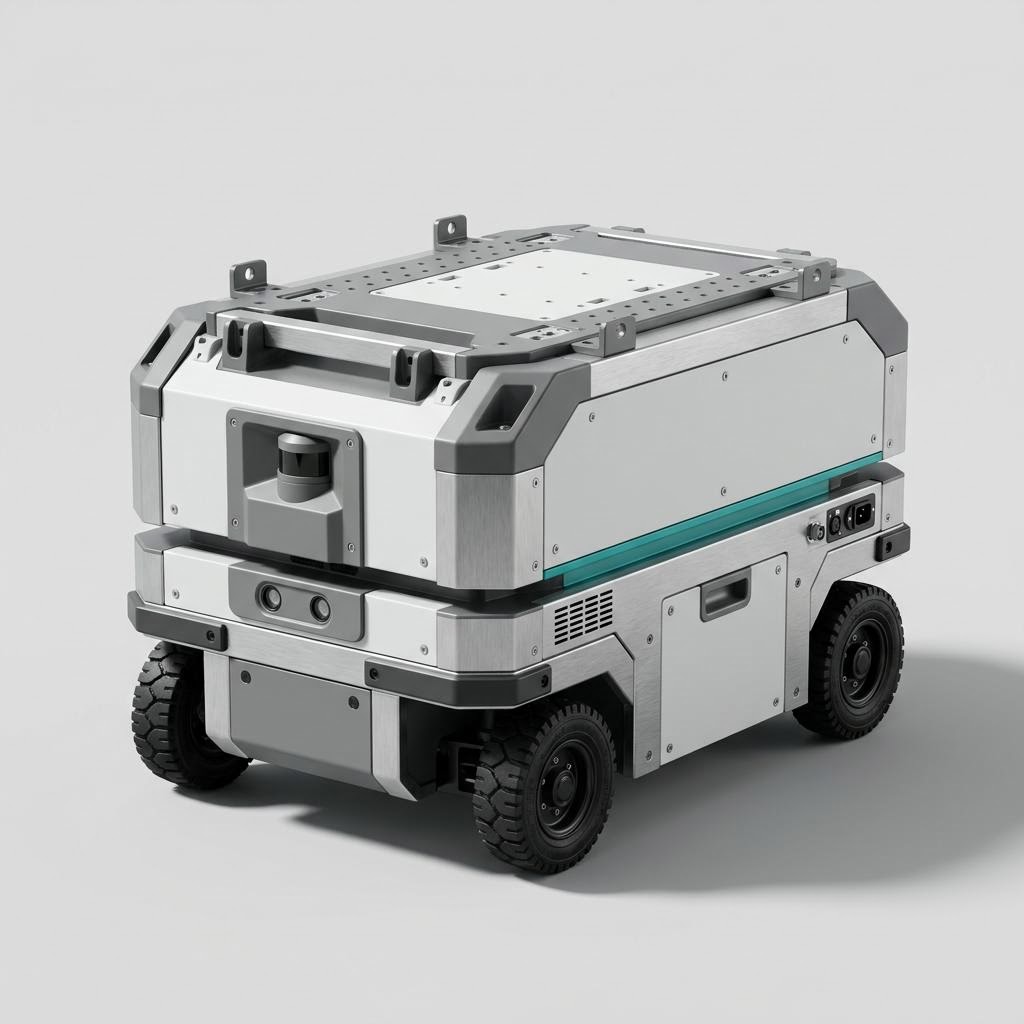 Illustrative product render of Configurable AMR Base