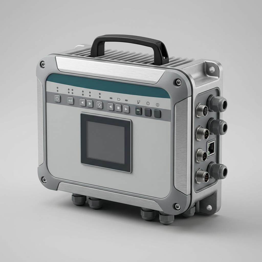 Illustrative product render of Functional-Safety Robot Controller
