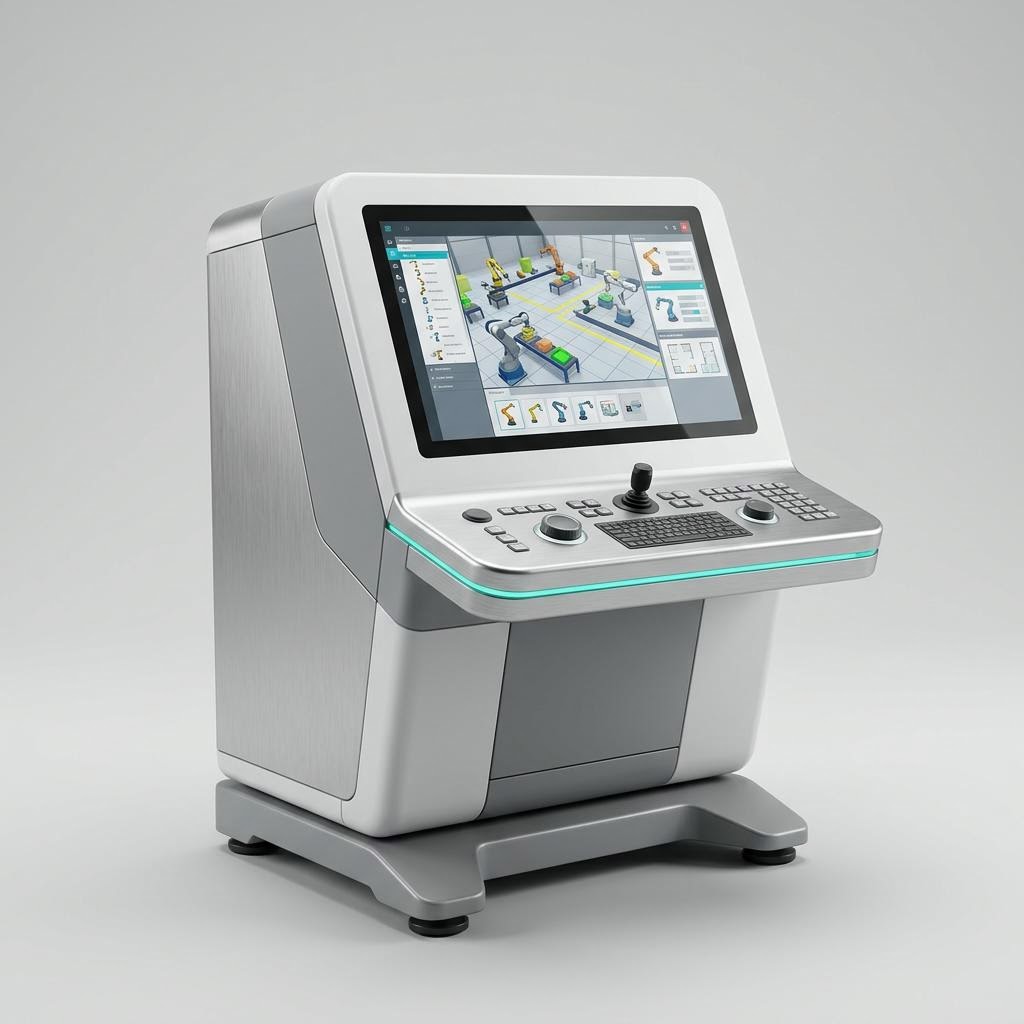 Illustrative product render of Robot Simulation & Selection Platform