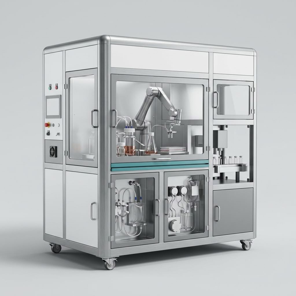 Illustrative product render of Automated GMP Cell-Therapy Production Platform