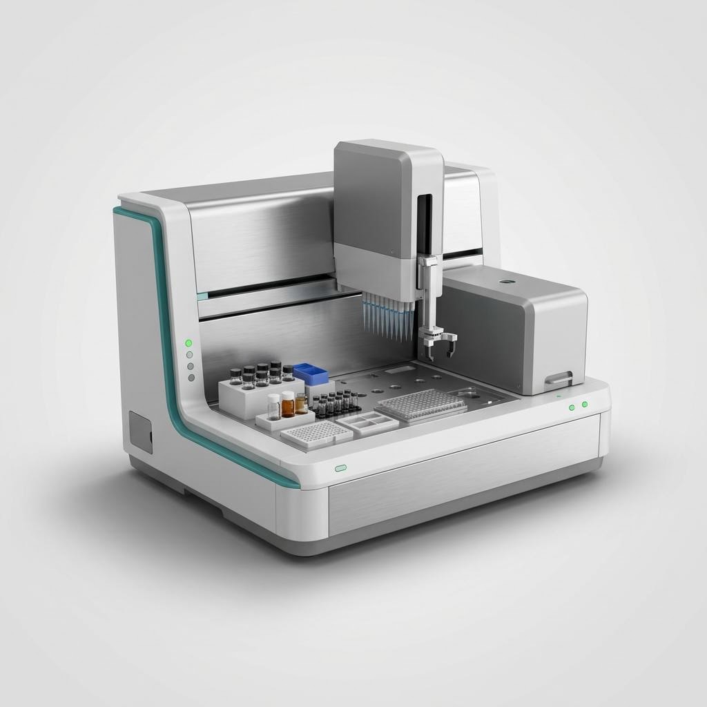 Illustrative product render of Automated Sample Preparation System