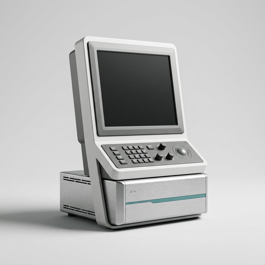 Illustrative product render of Low-Code Application Builder