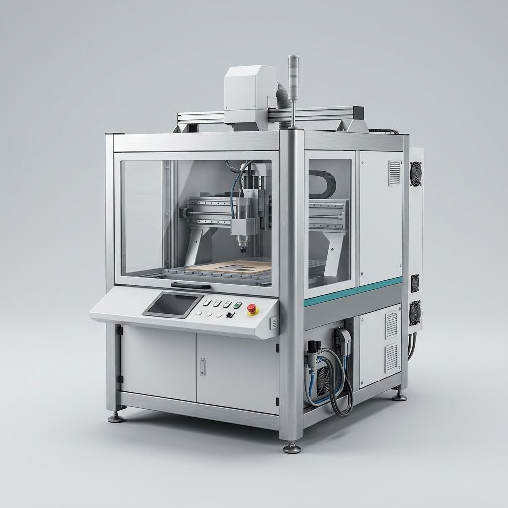 Illustrative product render of Precision Processing & Cutting Systems