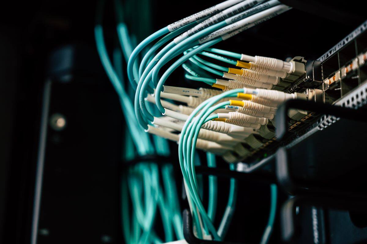 Cabling connected to computing infrastructure
